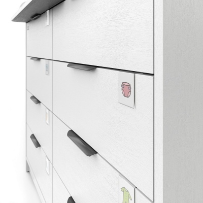 Комод пеленальный Pituso Kids Optimum БП-00003893 Белый-белый 03