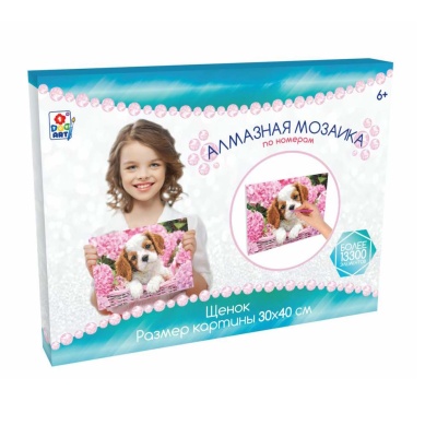 Набор Алмазная мозаика Art Щенок 1Toy Т21888 1
