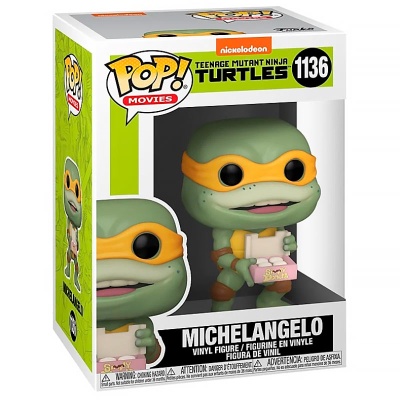 Фигурка Funko POP Черепашки Ниндзя Микеланджело с пончиками 10 см Funko 56162 2