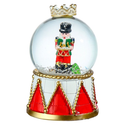 Новогодний снежный шар с подсветкой Солдатик с барабаном Miland СВФ-9106