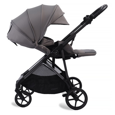 Прогулочная коляска Peppy Amici Grey рама серая