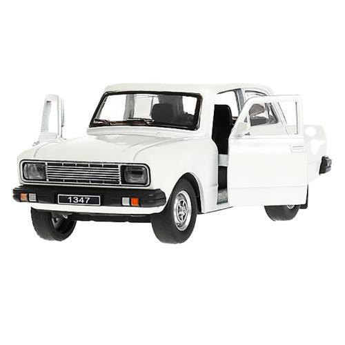 Машина металлическая инерционная АЗЛК Москвич-2140SL 12.5 см Технопарк AZLK2140M-12-WH