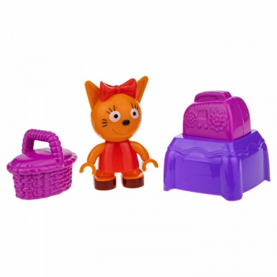 Конструктор Три Кота Карамелька на пикнике 1toy Т19751 2