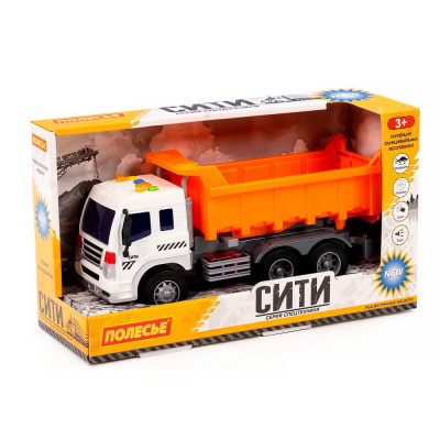 Автомобиль самосвал Сити инерционный Полесье 86235 4
