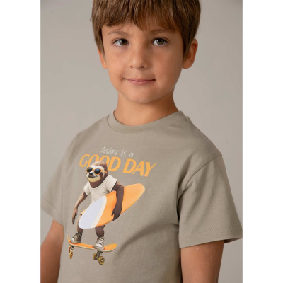 Футболка Mayoral 3064/34 тёмно-бежевый 05