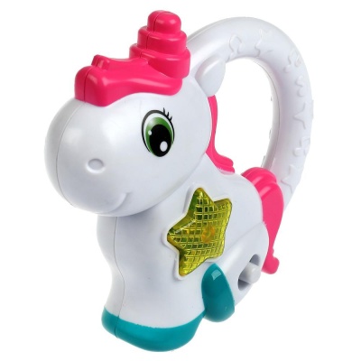 Развивающая озвученная игрушка Волшебный единорог Умка HT1104-R