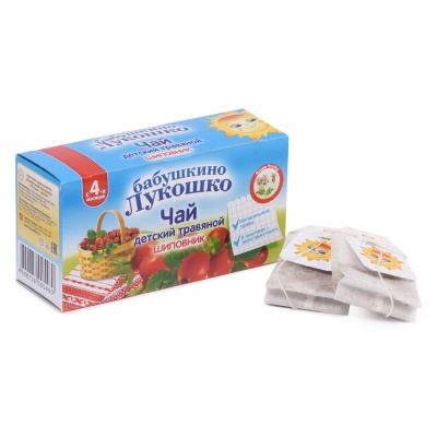 Детский чай с шиповником Бабушкино Лукошко