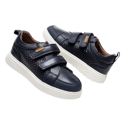 Полуботинки школьные Baden KAH009-061 тёмно-синий 02