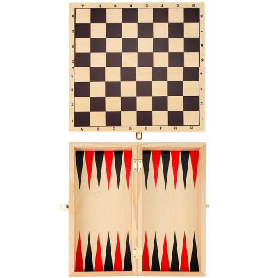 Шахматы Шашки Нарды набор 3 в 1 Рыжий кот ИН-6146