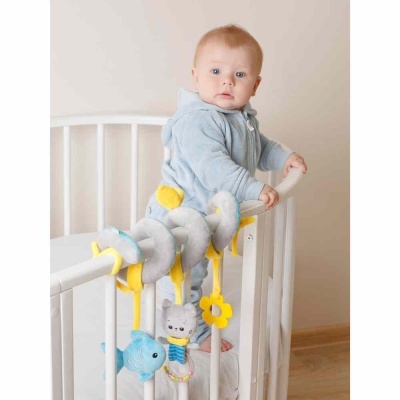 Подвесная игрушка спираль Котёнок Кекс Мякиши 663