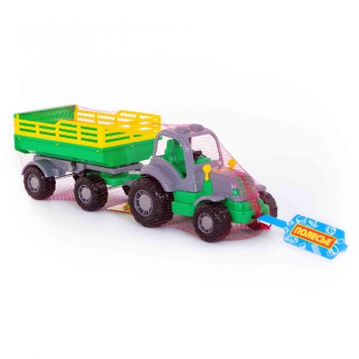 Игрушка Крепыш трактор с прицепом №2 Полесье 44563