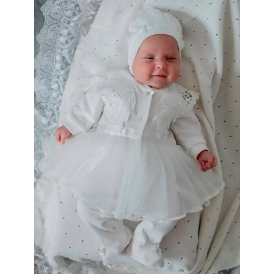 Комплект на выписку Ангел для девочки Наследникъ 213-030-ЭК 2