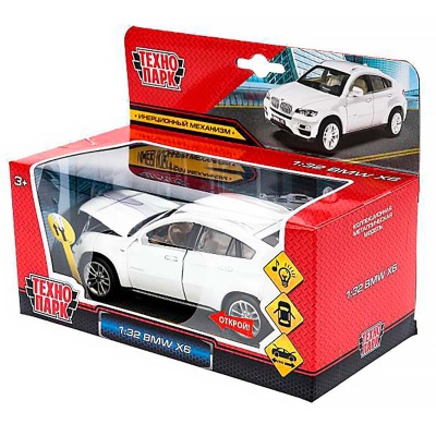 Машина металлическая инерционная BMW X6 15.5 см Технопарк SB-68311 5
