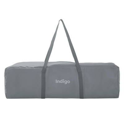 Кровать-манеж Indigo Bon-Bon серый