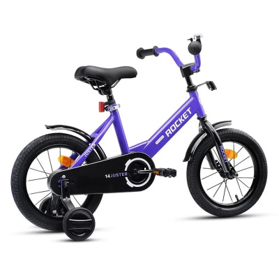 Велосипед двухколёсный 14 Rocket Juster 14.JUSTER.VOT.25 фиолетовый 03