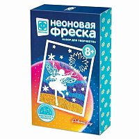 Набор для творчества Неон фреска мини Дивный сад Фантазер 430009