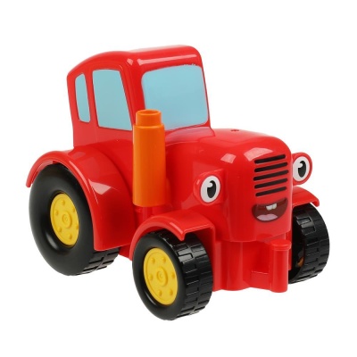 Конструктор для малышей Красный трактор 4 детали Город мастеров 10009-GK 01
