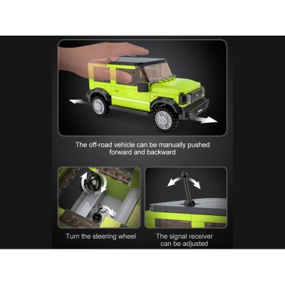 Конструктор CaDA Suzuki Jimny 192 детали Double Eagle C55023W 05