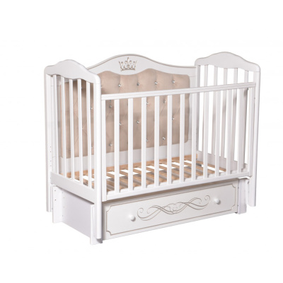 Кровать детская Алита 777 с мягкой стенкой и универсальным маятником Антел