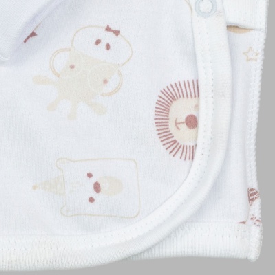 Распашонка Зоопарк Чуди Кидс 445425Б-44 молочный 04