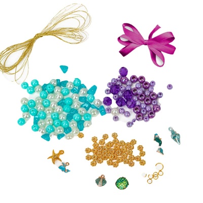 Набор для создания украшений Beads Set Русалки 188 элементов Brauberg Kids 664700 1 Набор для создания украшений Beads Set Русалки 188 элементов Brauberg Kids 664700 1