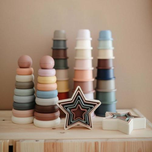 Пирамидка-формочки Nesting Star BIBS 2410000 фото 4
