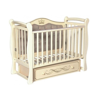 Кровать детская с универсальным маятником Julia 111 мягкая стенка Антел сл кость