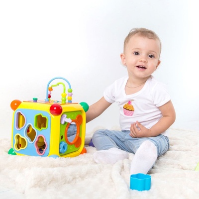 Развивающий игровой центр Мультикуб Жирафики 939400