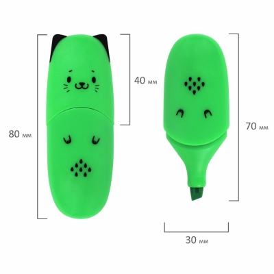 Набор текстовыделителей Cute Cats 12 цветов Brauberg Kids 152437