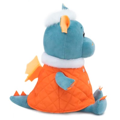 Мягкая игрушка Символ года 2024 Дракон Эль в жилетке Kult of toys  2