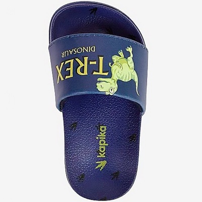 Сланцы для мальчика Kapika 82194-2 тёмно синие 3