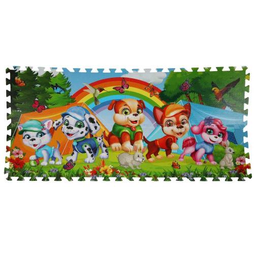 Коврик-пазл Щенки Играем вместе FS-PUPS