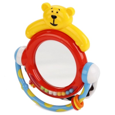 Погремушка Медвежонок с зеркалом Умка B14358-R