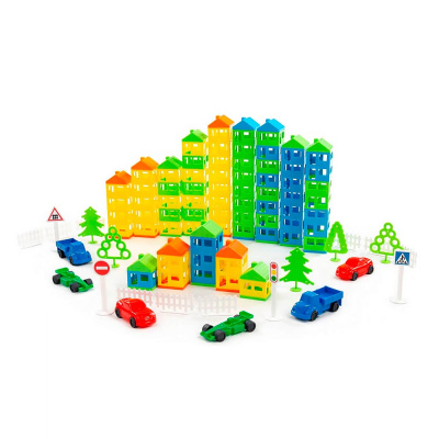 Конструктор Построй свой город 224 детали Полесье 53756 4