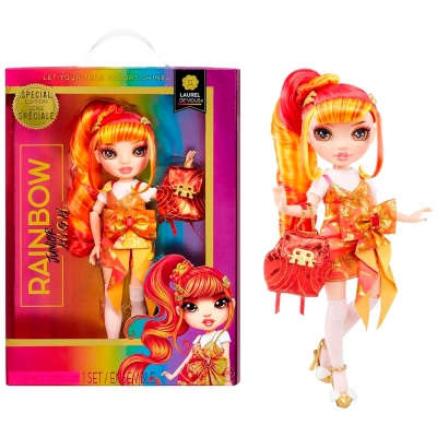 Кукла Junior Laurel De'Vious 24 см Rainbow High 42095/590446EUC