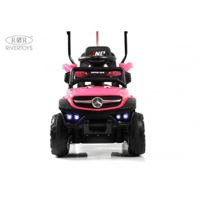 Детский электромобиль RiverToys G005GG розовый
