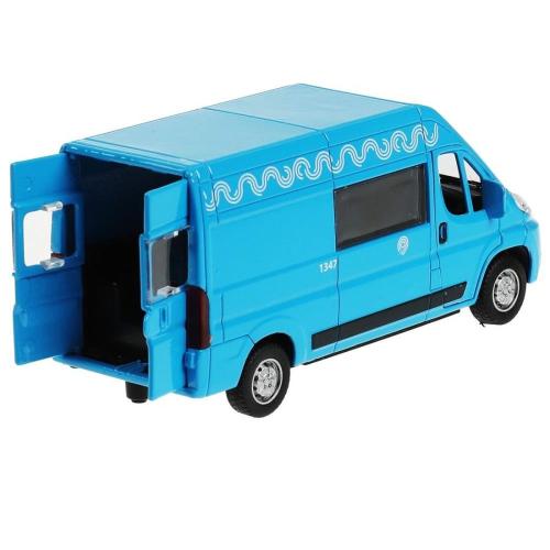 Машинка металлическая  Citroen Jumper Метрополитен Технопарк JUMPER-14MOS-BU фото 3