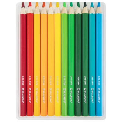 Карандаши цветные утолщённые 24 цвета Brauberg Kids 181879 04