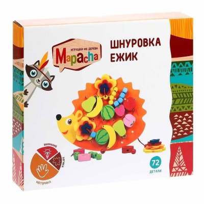 Игрушка Шнуровка Ежик Mapacha 76787