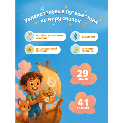 Музыкальная интерактивная игрушка Граммофон Abumba ABU-GR-1 03