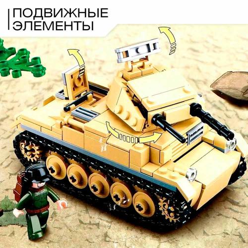 Конструктор Танк Panzer 356 деталей Sluban M38-B0691 фото 3