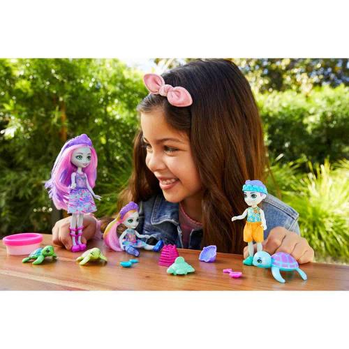 Набор игровой Семья Черепашек с аксессуарами Enchantimals Mattel HCF95 фото 5