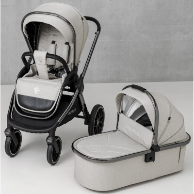 Коляска 2 в 1 Amarobaby Motus белый
