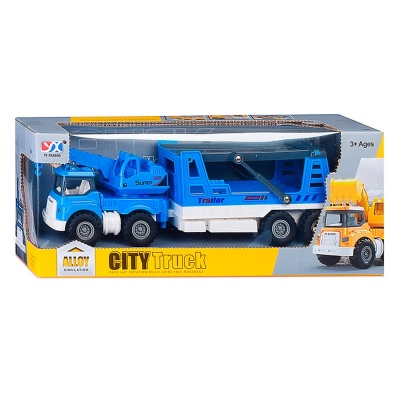 Машина Эвакуатор с прицепом инерционная 991F