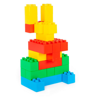 Конструктор для малышей Строитель XL 27 элементов Полесье 93664 5