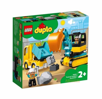 Грузовик и гусеничный экскаватор  Duplo Lego 10931 1