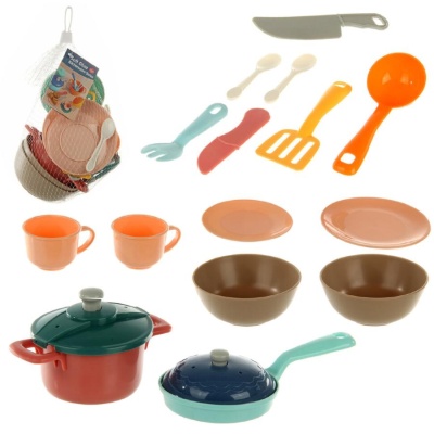 Набор игрушечной посуды Готовим обед Veld Co 128279