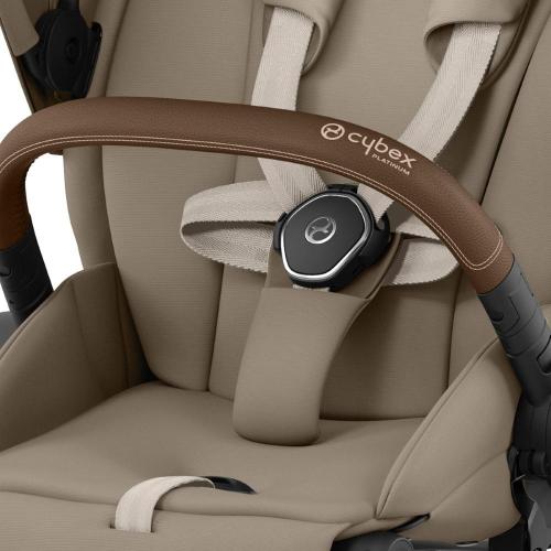 Коляска 2 в 1 Cybex Priam IV Chrome Brown Cozy Beige фото 5