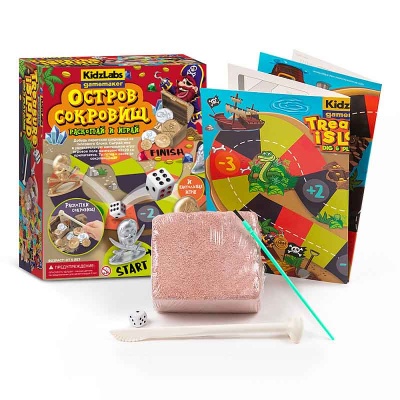 Настольная игра Остров сокровищ: раскопай и играй 4M 00-03449
