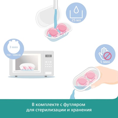 Светящаяся соска-пустышка Philips ultra air night Avent SCF376/01 4